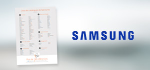 Catalogue Samsung pour InSitu